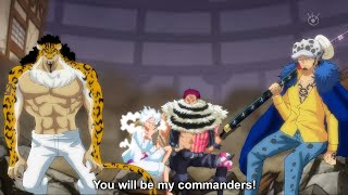 Luffy Reveals New Straw Hat Grand Fleet Commanders  One Piece [upl. by Gail599]