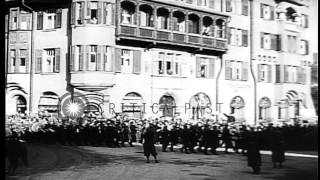 The Anschluss Annexation of Austria by Germany in 1938 German troops enter KufHD Stock Footage [upl. by Naivaj]