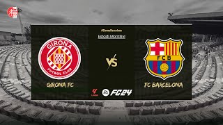 Girona vs Barcelona  La Liga 2425 Full Match at Estadi Montilivi  PC™  FC 24 [upl. by Arianie]