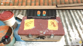 FarCry 6  CriptoGrama Chest amp Chart Location  Number  7 amp 27  Hazmat Mask MKII [upl. by Nimesay]