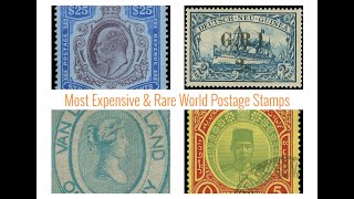 Most Expensive amp Rare World Postage Stamps [upl. by Myron]