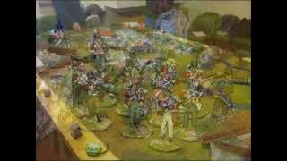 Battle 74 Napoleonic Spanish Peninsular Skirmish with commentary Sharps Practice 40mm [upl. by Kip]