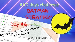 Batman Strategy with Adjustments  No Loss Strategy 50 Days Challenge Day 6 With Hindi Sub [upl. by Schwerin451]