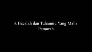 Terjemahan Surah Al Alaq [upl. by Irved]