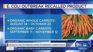 E coli outbreak linked to organic carrots sold in multiple states [upl. by Obmar830]