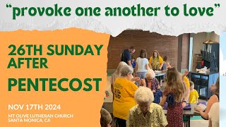 26 Sunday after pentecost [upl. by Ronel559]