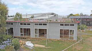 Te Rakau Show Home Time Lapse Footage  Lockwood Homes NZ [upl. by Nogam]