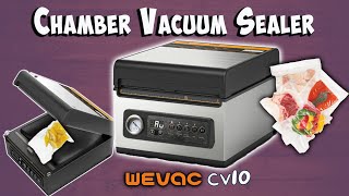 Wevac CV 10 Chamber Vacuum Sealer Review  The Most Versatile Budget Sealer [upl. by Ecirtnuahs]