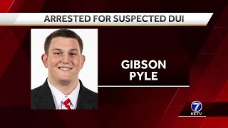 Nebraska freshman offensive lineman Gibson Pyle arrested for suspected DUI before UCLA game [upl. by Anneliese]