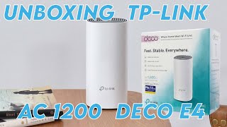 Unboxing Tplink AC 1200 Deco E4 [upl. by Lawan]