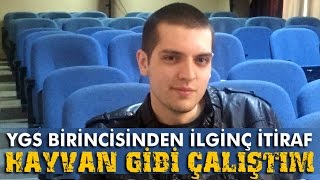 YGS Birincisi quotSınava Hayvan Gibi Çalıştımquot [upl. by Romeyn]