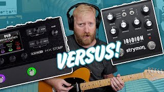 Strymon IRIDIUM  vs  Line6 HX STOMP  SAME IR  OVERDRIVE BOOST amp FUZZ TESTED [upl. by Calypso275]