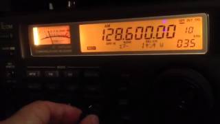 AIRBAND VHF RADIO 128600MHz ATIS [upl. by Hulbig]