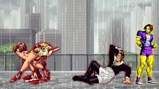 KOF Mugen SB Mai Vs Kyo Kusanagi Iori Yagami Team [upl. by Amsirahc496]