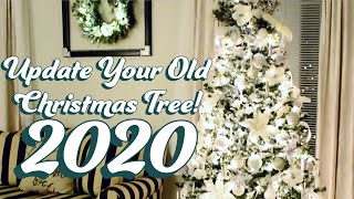 Christmas Tree Makeover  How To Restore Old CHRISTMAS TREE [upl. by Torrie38]