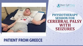 Physiotherapy session for the cerebral palsy at SCCI  Stem Cell Therapy for Cerebral Palsy [upl. by Reine]