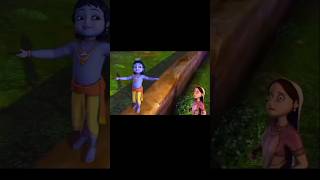 Krishna makhan chor😂shorts cartoon krishnaandhisleela harekrishna like funny [upl. by Verbenia669]