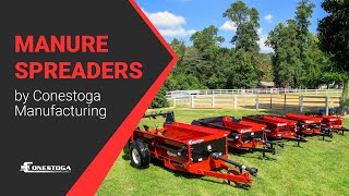 Conestoga Manure Spreaders  BEST Spreading Spreading Action You Will See Anywhere [upl. by Nieberg]