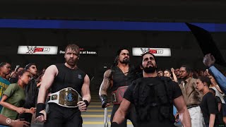 WWE 2K19 Wyatt Family vs The Shield HIAC 6 Man Tag 4K [upl. by Nasho]