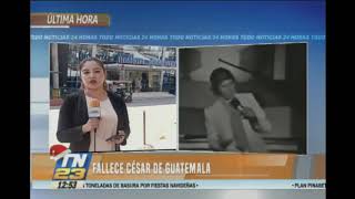 Fallece César de Guatemala en el Hospital Roosevelt [upl. by Cassady]