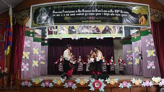 STS DARJEELING SENIOR STUDENTS DANCE  88th Birthday of His Holiness the Dalai Lama [upl. by Scammon]