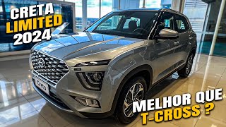 NOVO CRETA 2024 LIMITED  MELHOR QUE TCROSS HIGLINE [upl. by Silsbye]