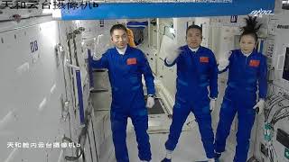 Shenzhou13 hatch opening [upl. by Peterson235]