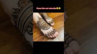 paon ki mehandi design aasan Please support paokimehandi [upl. by Roi]