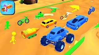 Shape shifting All Lavels 🏃‍♂️🚗🚲🚦Gameplay Walkthrough Androidios Big New Update SHAPE GAMES [upl. by Senecal700]