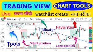 TradingView के Chart Tools समझिए हिंदी में [upl. by Ialocin]