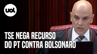 TSE nega recurso do PT que acusava Bolsonaro de propaganda eleitoral antecipada em pronunciamento [upl. by Scales]