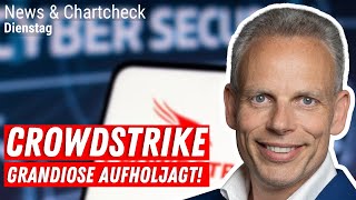 Crowdstrike mit 20 Rallypotential Softwarepanne erledigt [upl. by Derk]