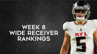 Top 36 Wide Receiver Rankings Week 8 Fantasy Football 2024 [upl. by Coveney]