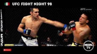 Tony Ferguson vs Rafael Dos Anjos  Fight Highlights   vs [upl. by Eillor]