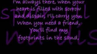 Leona Lewis  Footprints In The Sand  lyrics [upl. by Otsuj]