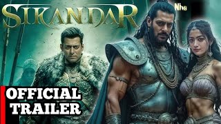 SIKANDAR  Trailer Salman Khan Rashmika Mandanna Amitabh Bachchan ARMurugadoss In Cinemastrailer [upl. by Haimes]