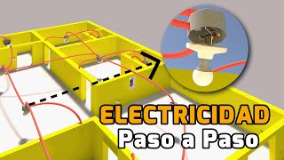 ELECTRICIDAD PARA PRINCIPIANTES Circuito de Iluminacion  Paso a Paso [upl. by Samohtnhoj]