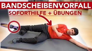 Bandscheibenvorfall Schmerzen im unteren Rücken Mache diese Übungen und fühle dich sofort besser [upl. by Eenttirb]