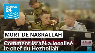 Mort dHassan Nasrallah  comment Israël a localisé le chef du Hezbollah • FRANCE 24 [upl. by Syst17]