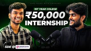 How to Land a ₹50000 Internship in Your First Year of College  Roadmap by thepapusgang [upl. by Sinnod]