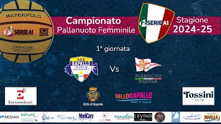 Rapallo Pallanuoto Vs Plebiscito Padova [upl. by Glanville590]