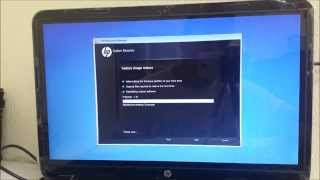 How to ║ Restore Reset a HP TouchSmart 15 to Factory Settings ║ Windows 8 [upl. by Ellenoj]