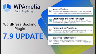 WordPress Appointment and Event Booking Plugin  Amelia 79 version [upl. by Atirahc]