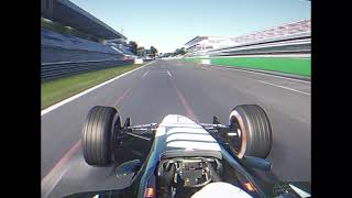 F1 2001 Alonsos Minardi PS01 Onboard at Monza  Assetto Corsa [upl. by Ruthven925]