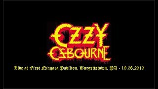 Ozzy Osbourne  Live at First Niagara Pavilion Burgettstown PA  19082010 [upl. by Alexia]