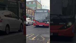 Arriva London Enviro 200MMC ENS34 YX67VHR On W6 after starting its route at Edmonton Green [upl. by Elorac]