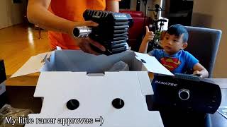 Fanatec CSL DD unboxing mounting and first try [upl. by Annairam]