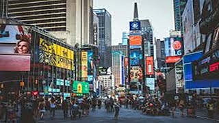 নিউইয়র্কের রাস্তায়  টাইম স্কোয়ার New Yorker Rastay  Time square [upl. by Brunn]