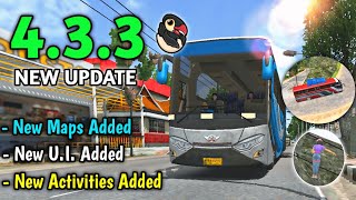 New Big Update 433 New Roads Added Bus Simulator Indonesia  Bus Game [upl. by Idalla120]