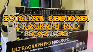 REVIEW EQUALIZER BEHRINGER ULTRAGRAPH PRO FBQ6200HD  BUKAN KALENG KALENG FITURNYA GOKIL 😃 [upl. by Yager430]